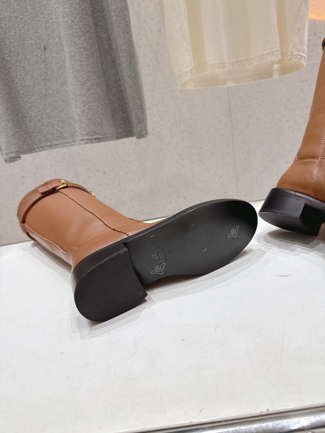 Valentino 2025 Boot Brown Calfskin 435096