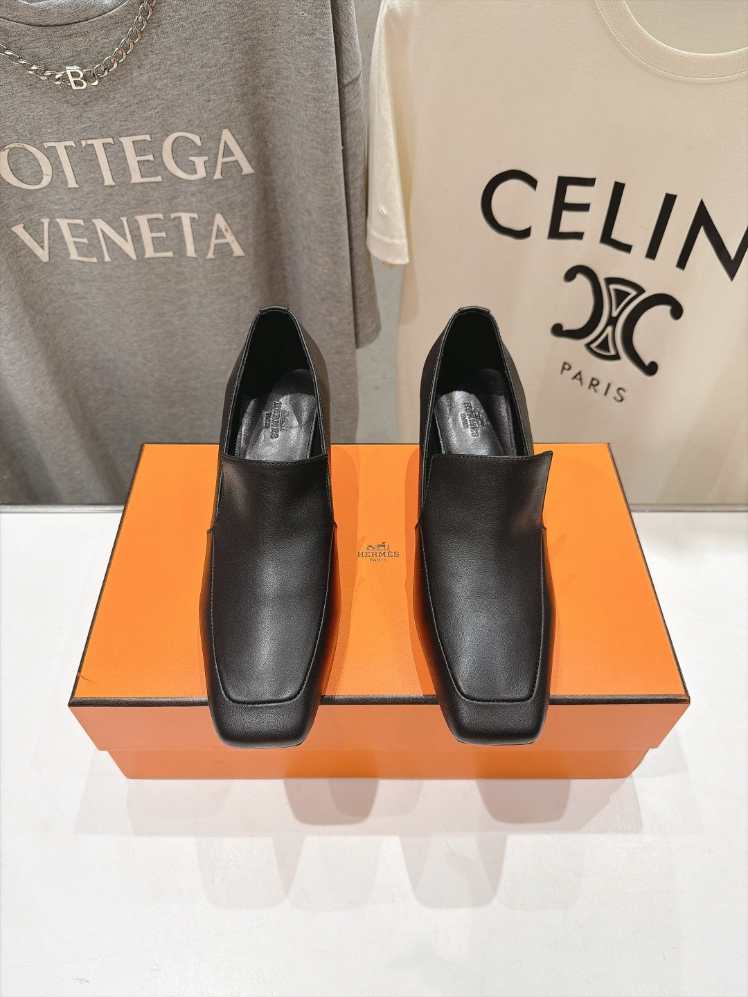 HM 26s Novia 50 Pumps 5cm Noir Leather 181589