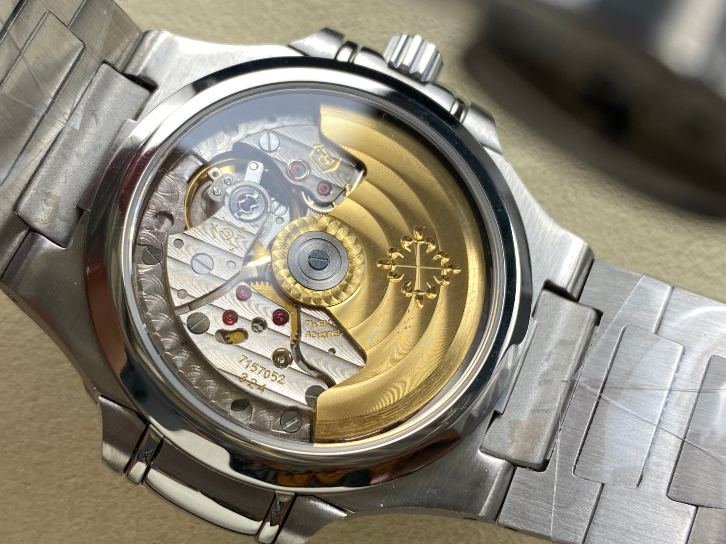 PATEK Nautilus 35.2mm Silver White Dial