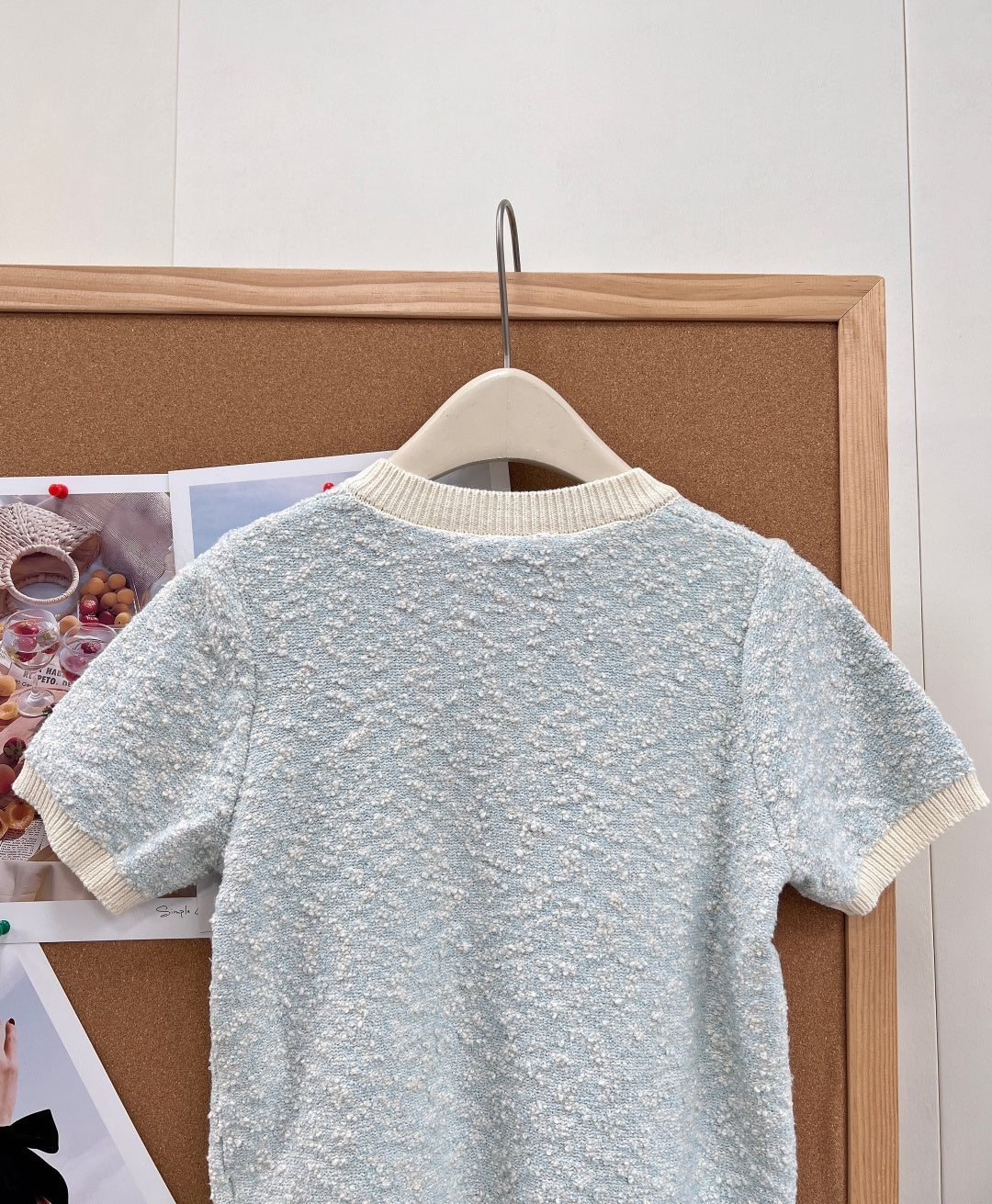 Chanel 26s Short-Sleeve Knit Polo 1310
