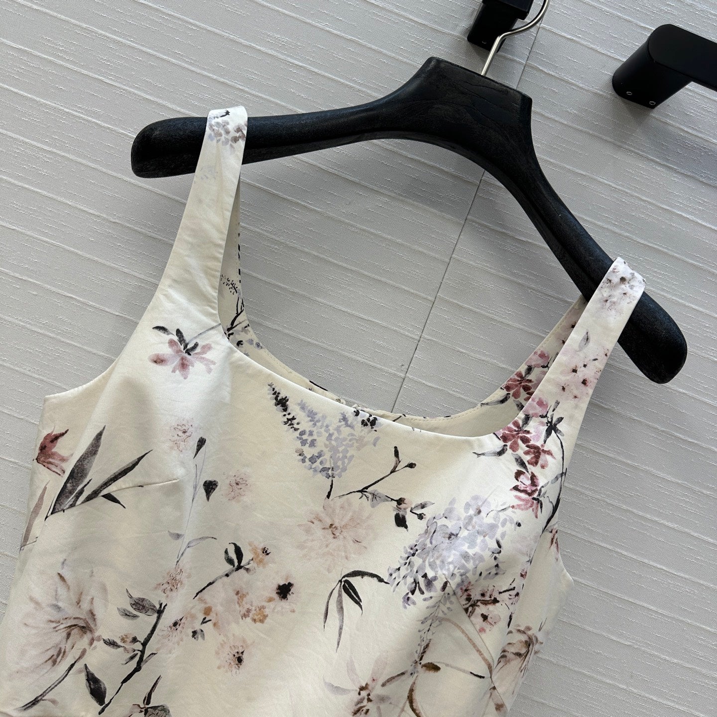 CD 25 Printed Suspender Long Skirt Cotton