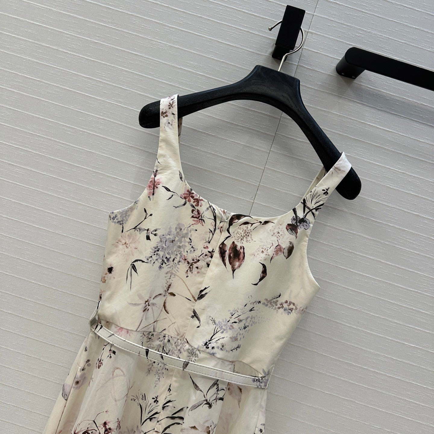 CD 25 Printed Suspender Long Skirt Cotton