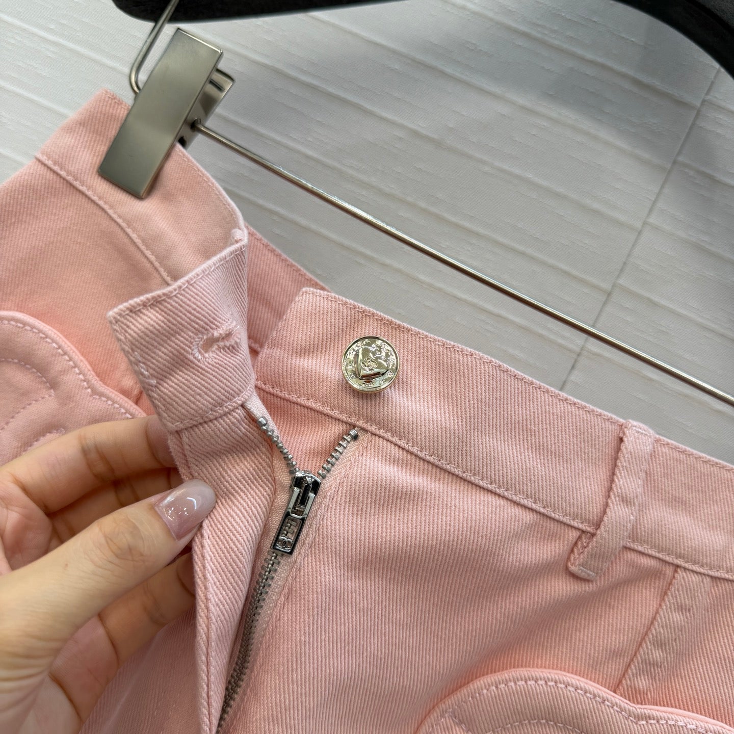 CC 26s Mini Skirt Pink Denim 360883