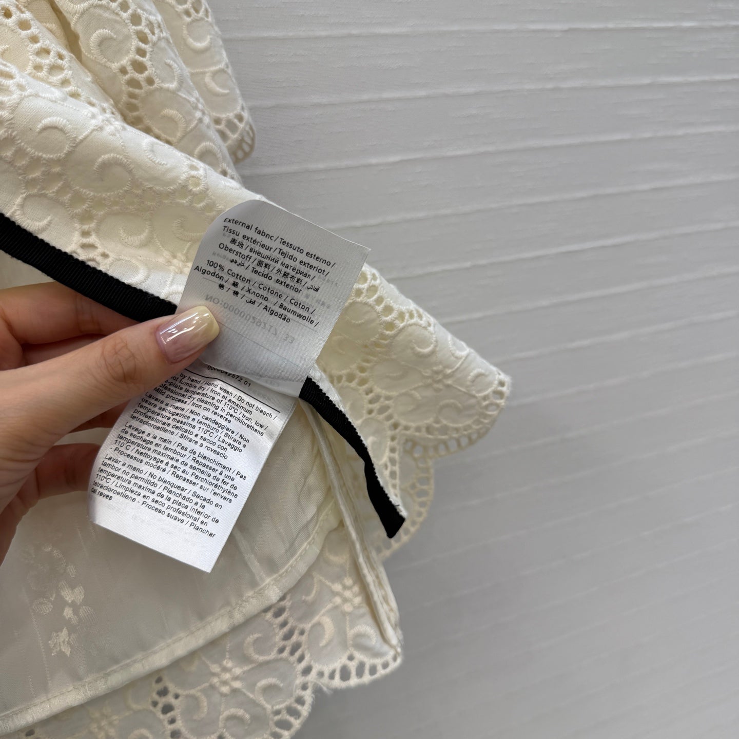 Valentino 26s Jacket Intricate Lace White Cotton 402903