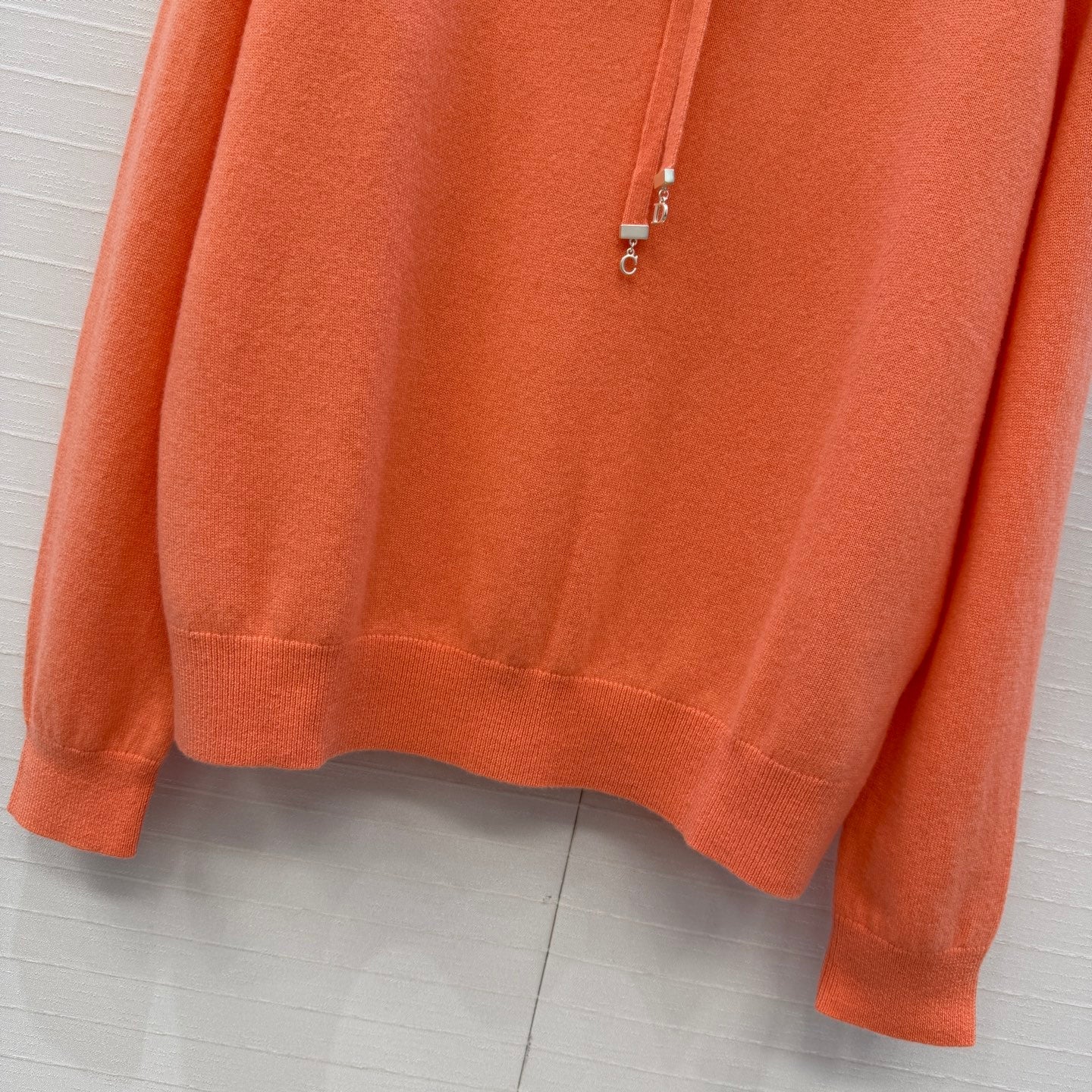 CD Tie-neck Sweater Pink Cashmere 402876