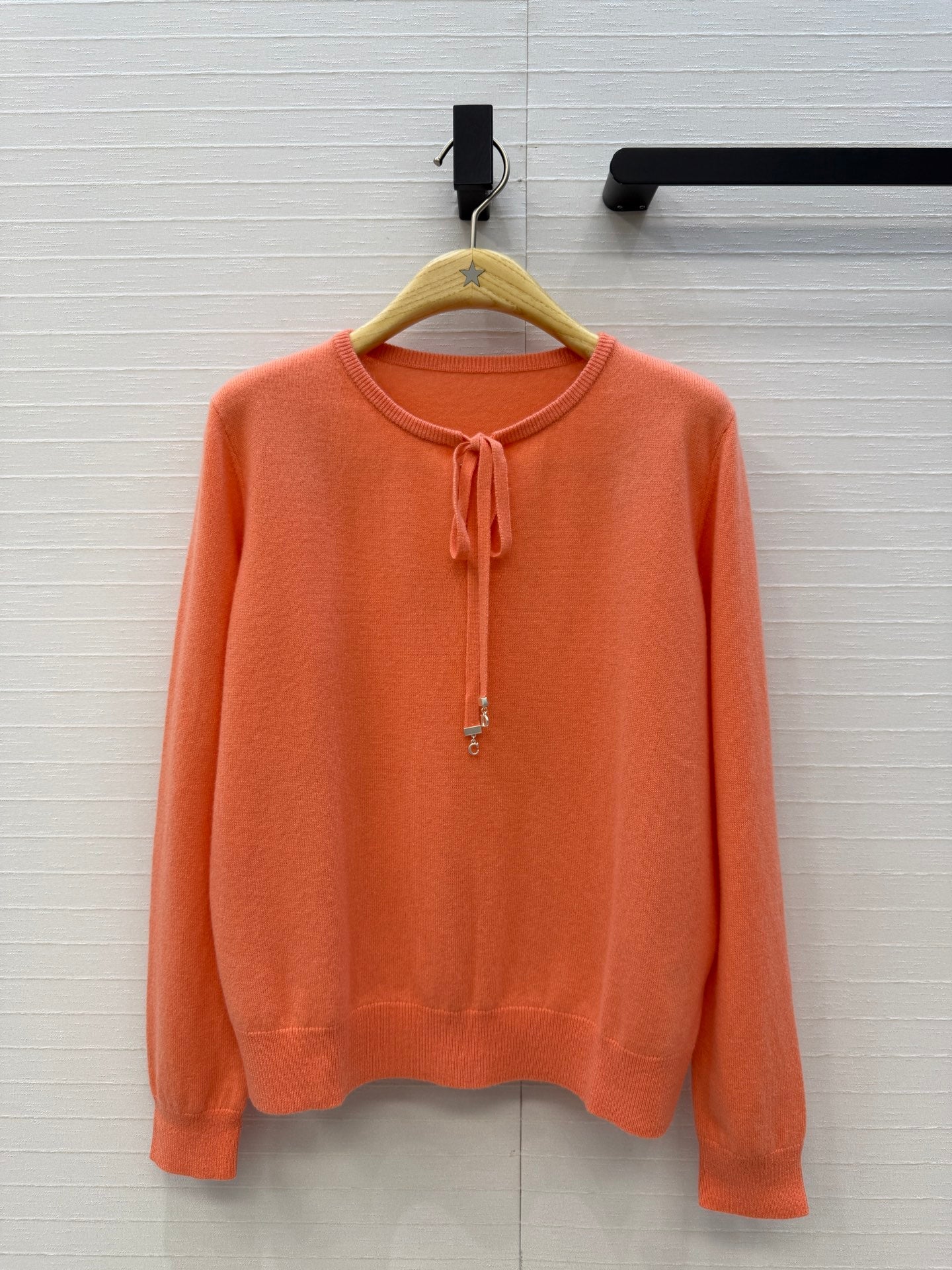 CD Tie-neck Sweater Pink Cashmere 402876