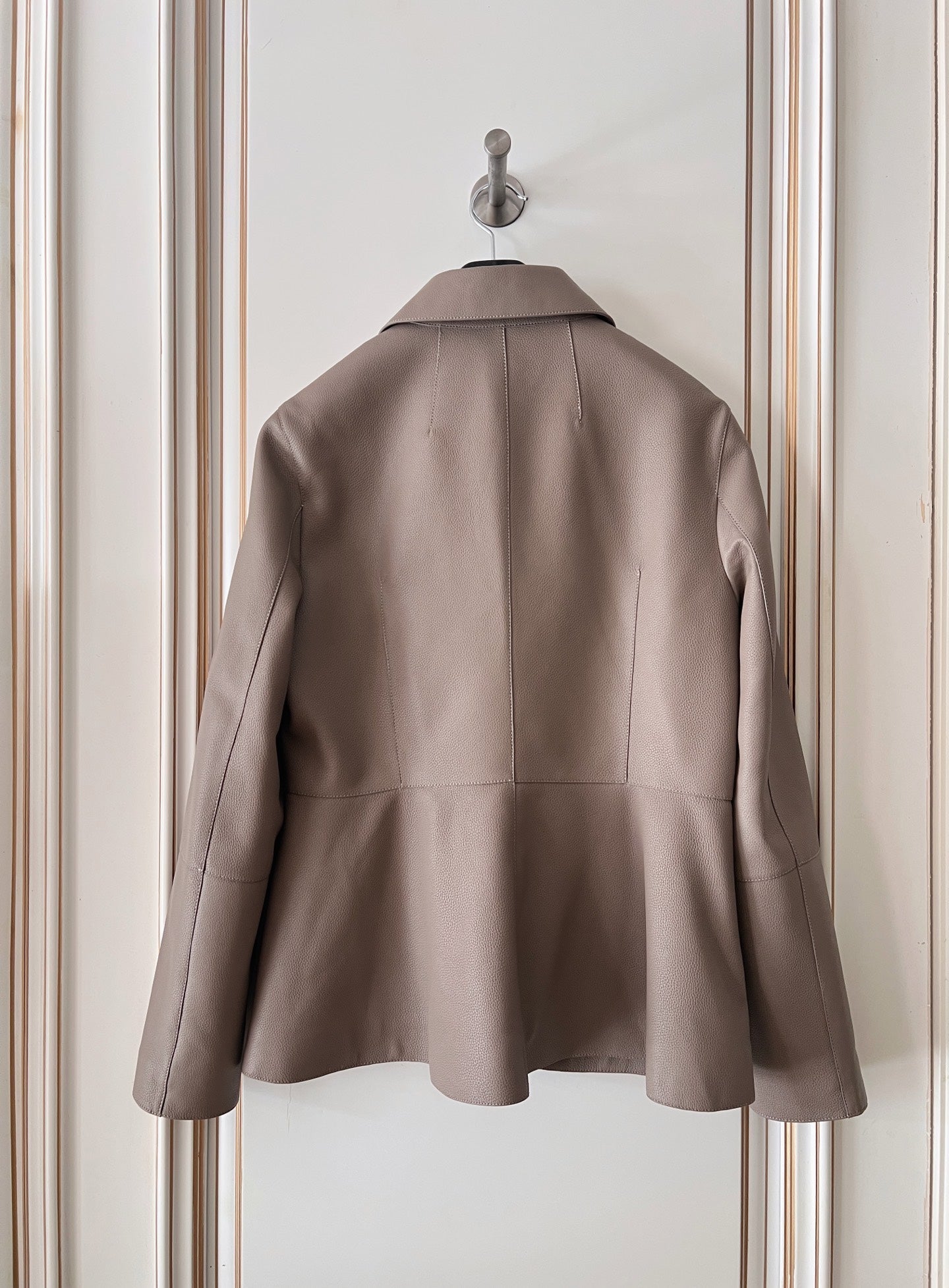 HM 26s Equestrian Jacket Taupe Leather 418981