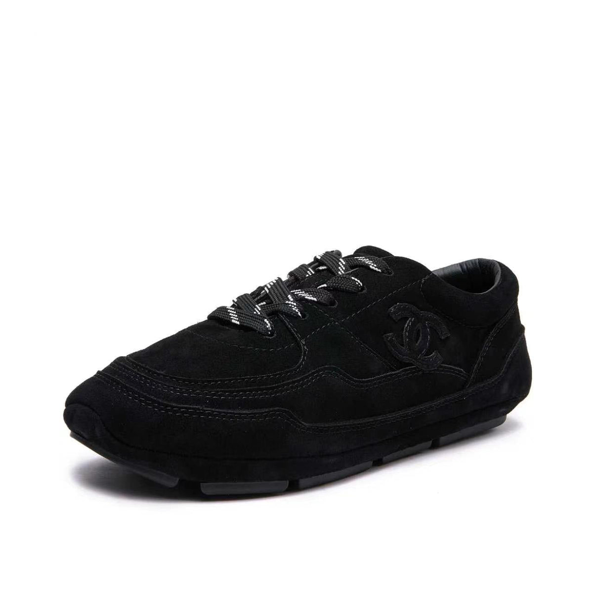 Chanel 26s Sneakers Black Suede 168246