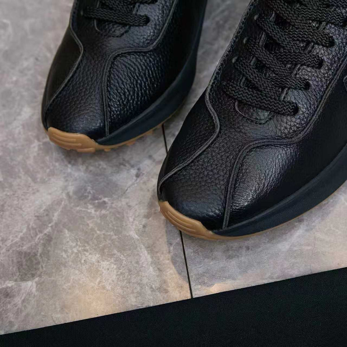 Chanel 26s Sneakers Black Leather 168241