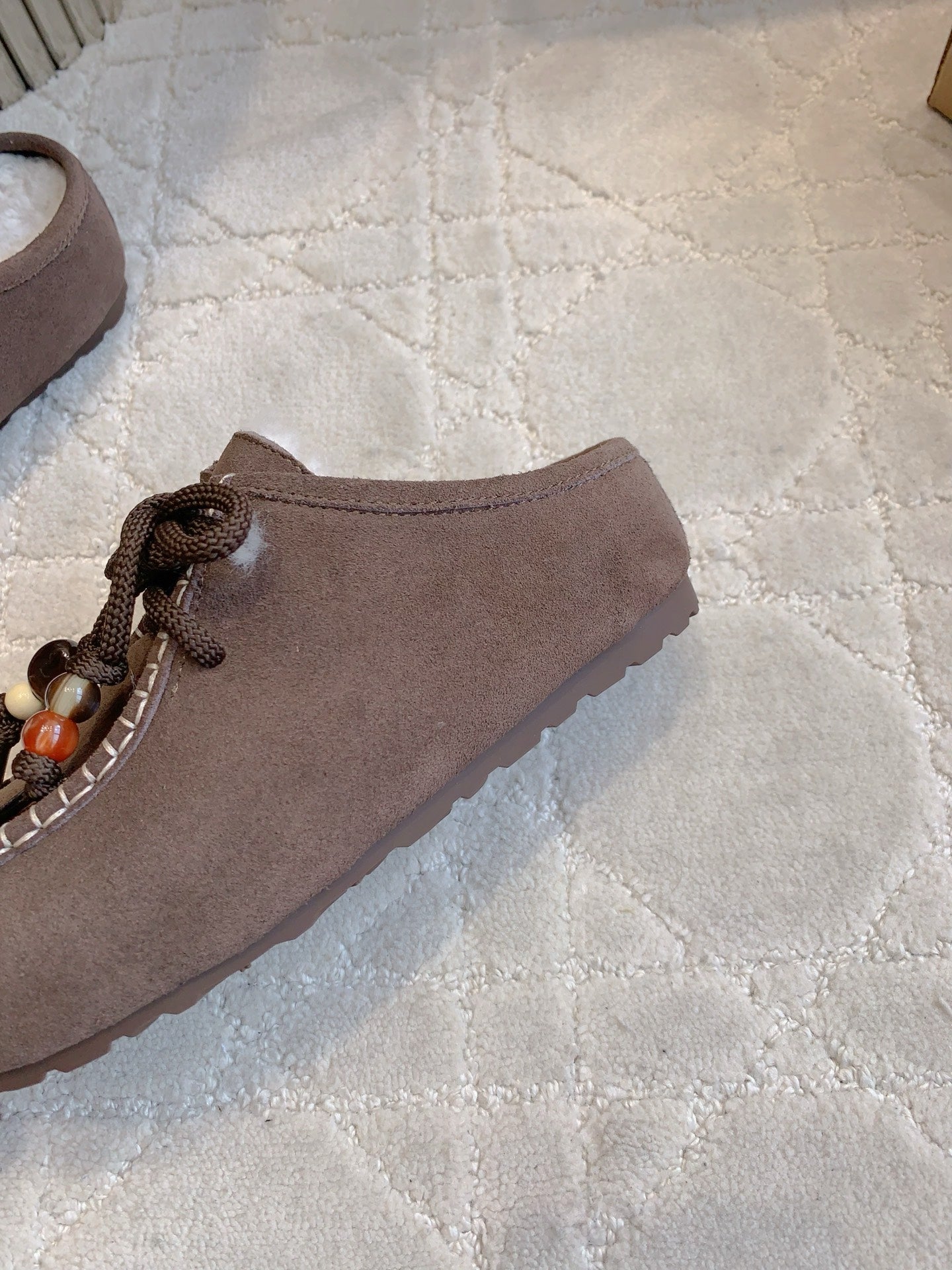 UGG Yupoo Loafers   Burgundy  Wool Suede 516907