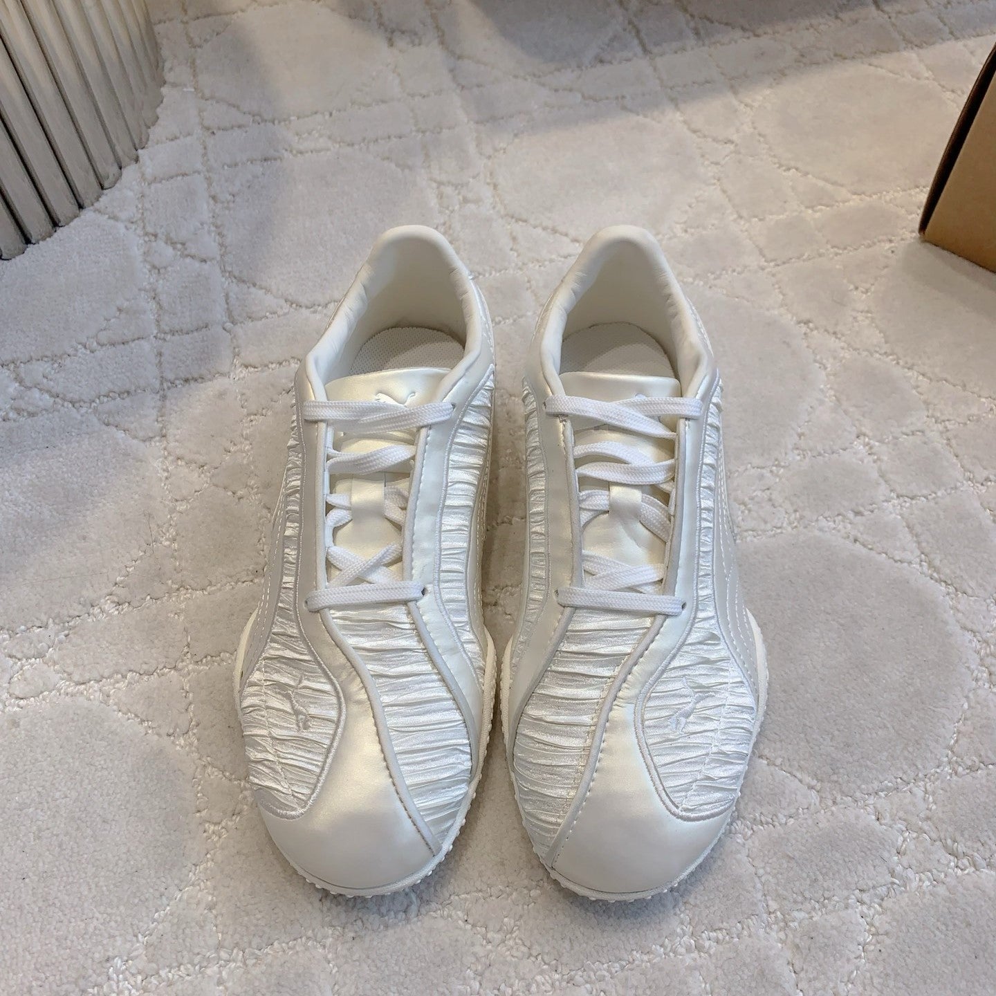 Puma Bella V2 Lustrous White Satin 615459