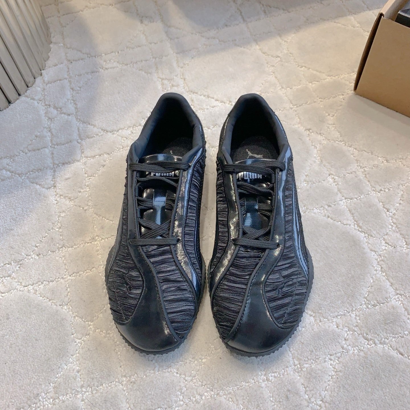 Puma Bella V2 Lustrous Black Satin 615458