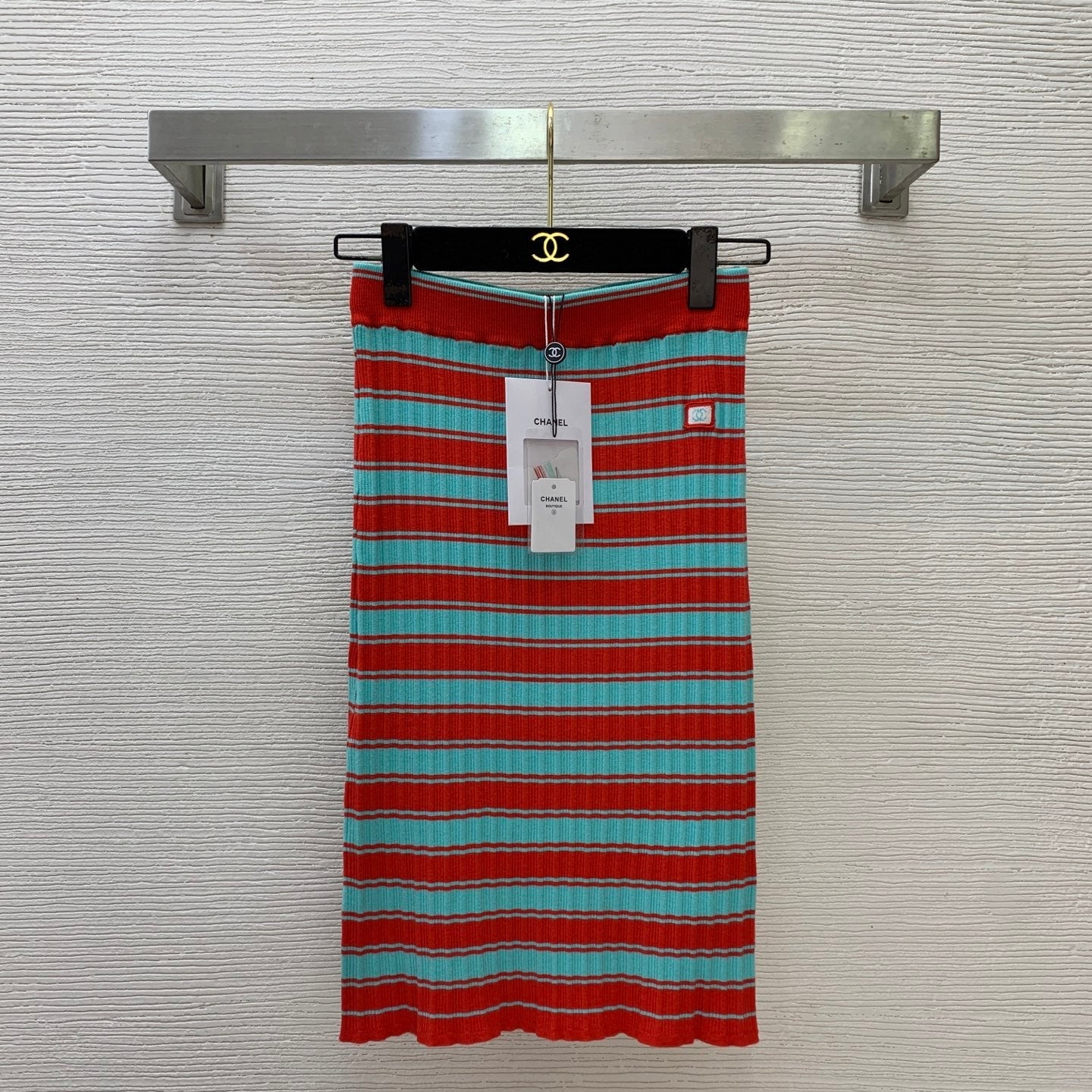 CC Coco Beach 2026 Skirt Red Turquoise Cotton 411911