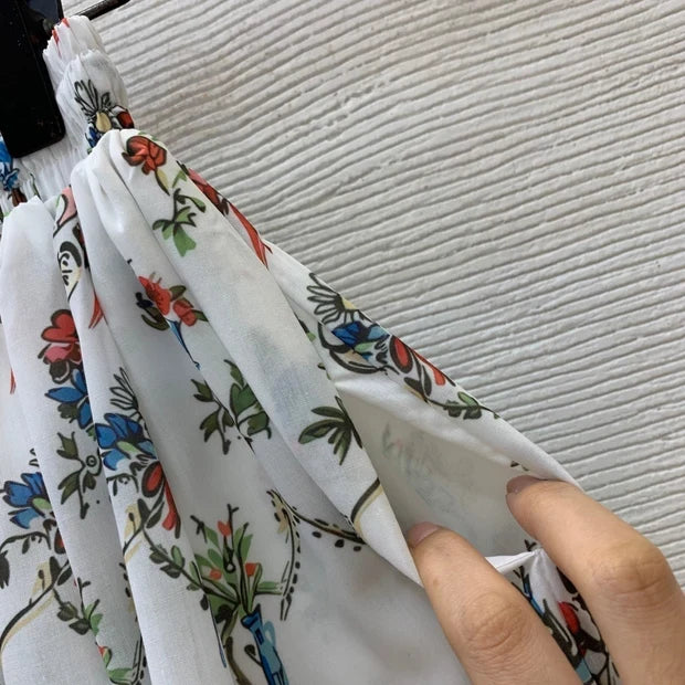 Dior 2026 Midi Skirt Multicolors Cotton 411783