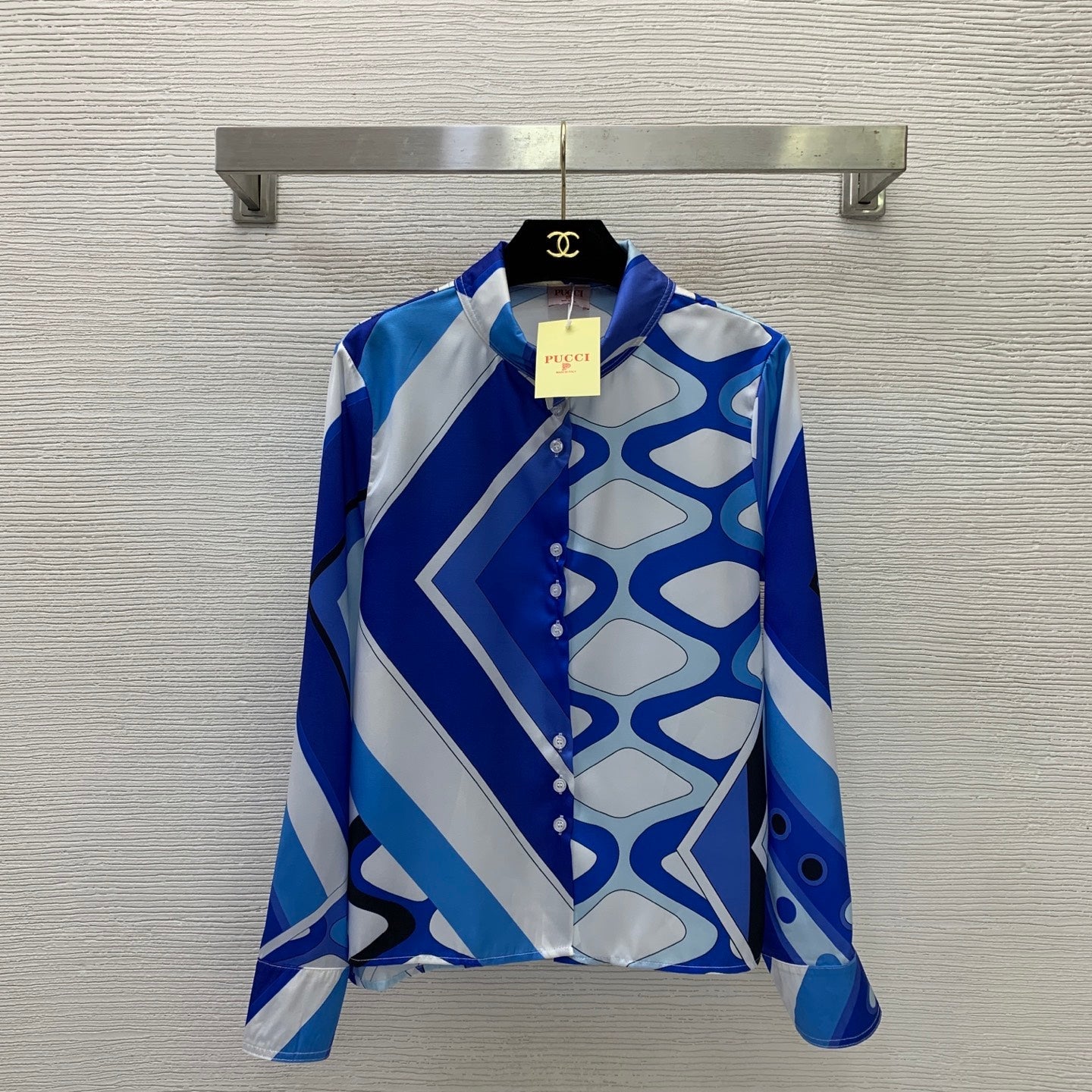 Pucci 26s Vivara-Print Shirt Silk 416773