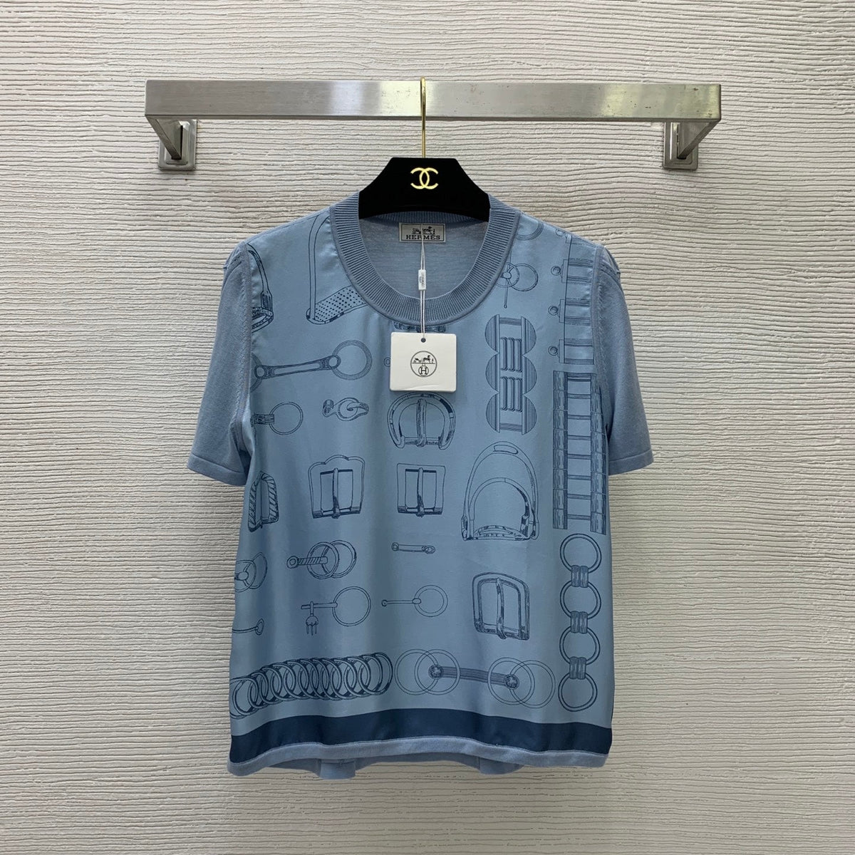 Hermes 26s Knit Top Silk Blend 445362