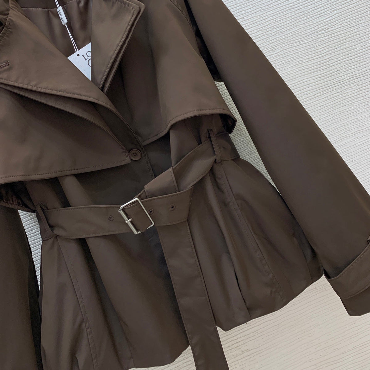 Loewe 26s Jacket Brown Cotton 445340