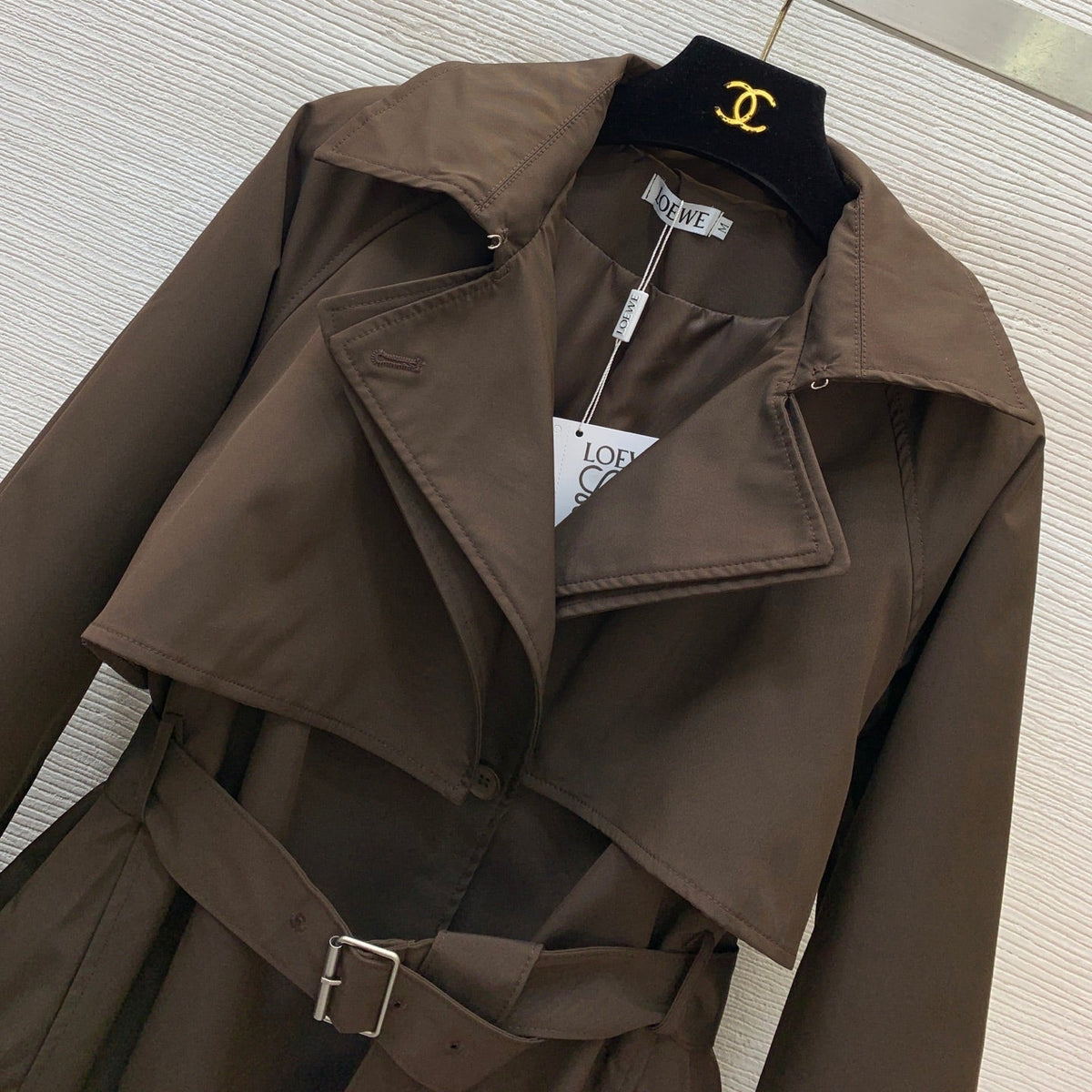 Loewe 26s Jacket Brown Cotton 445340