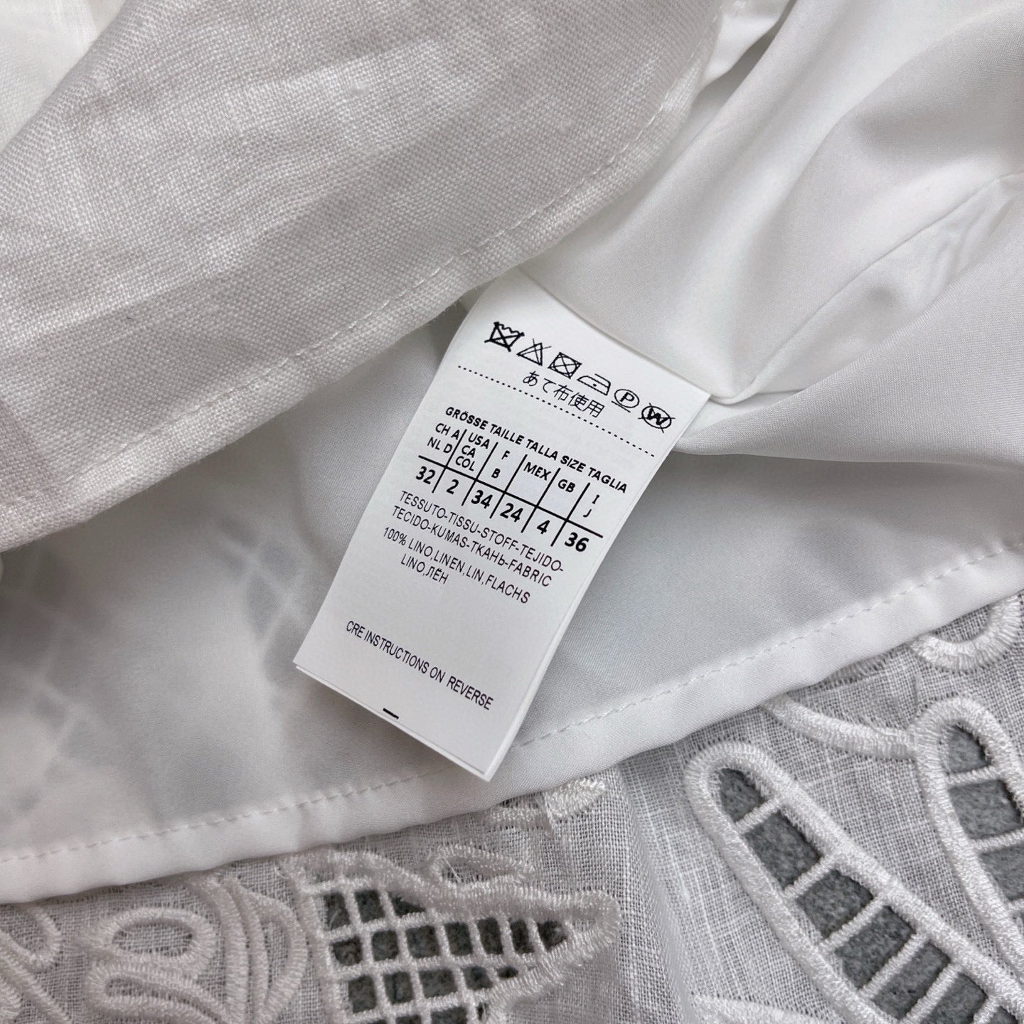 Max Mara 26s Maxi Dress White Linen 400510