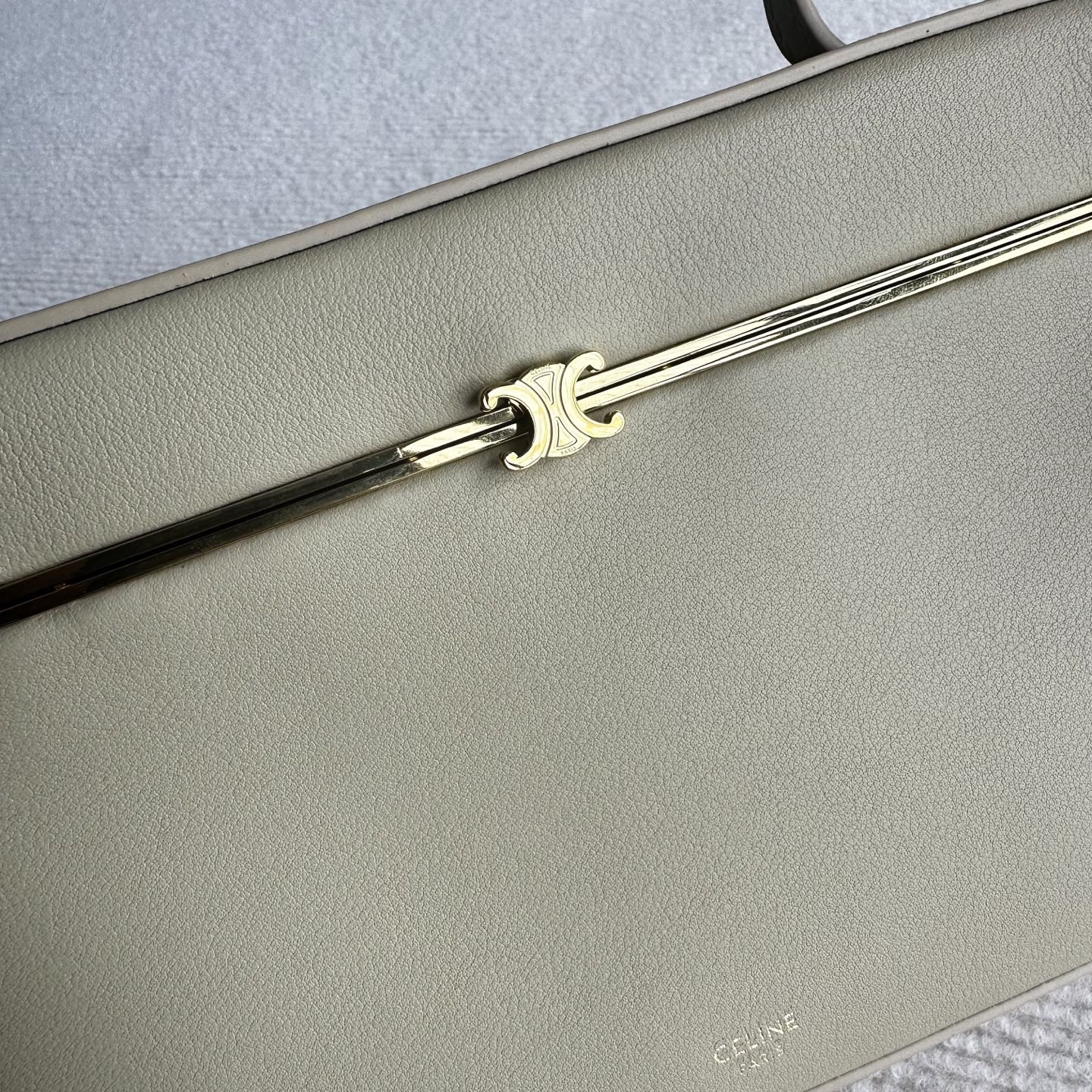 Celine 26s Rectangle Beige Supple Calfskin
