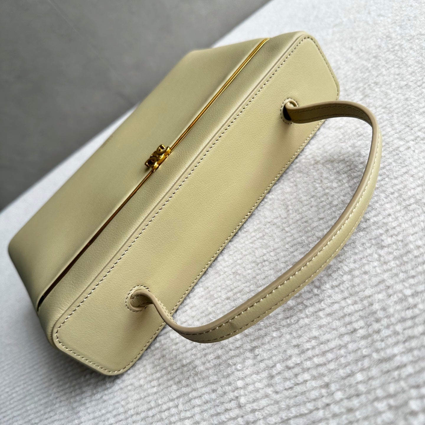 Celine 26s Rectangle Beige Supple Calfskin