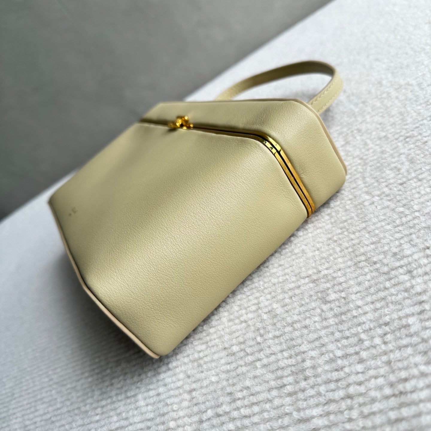 Celine 26s Rectangle Beige Supple Calfskin