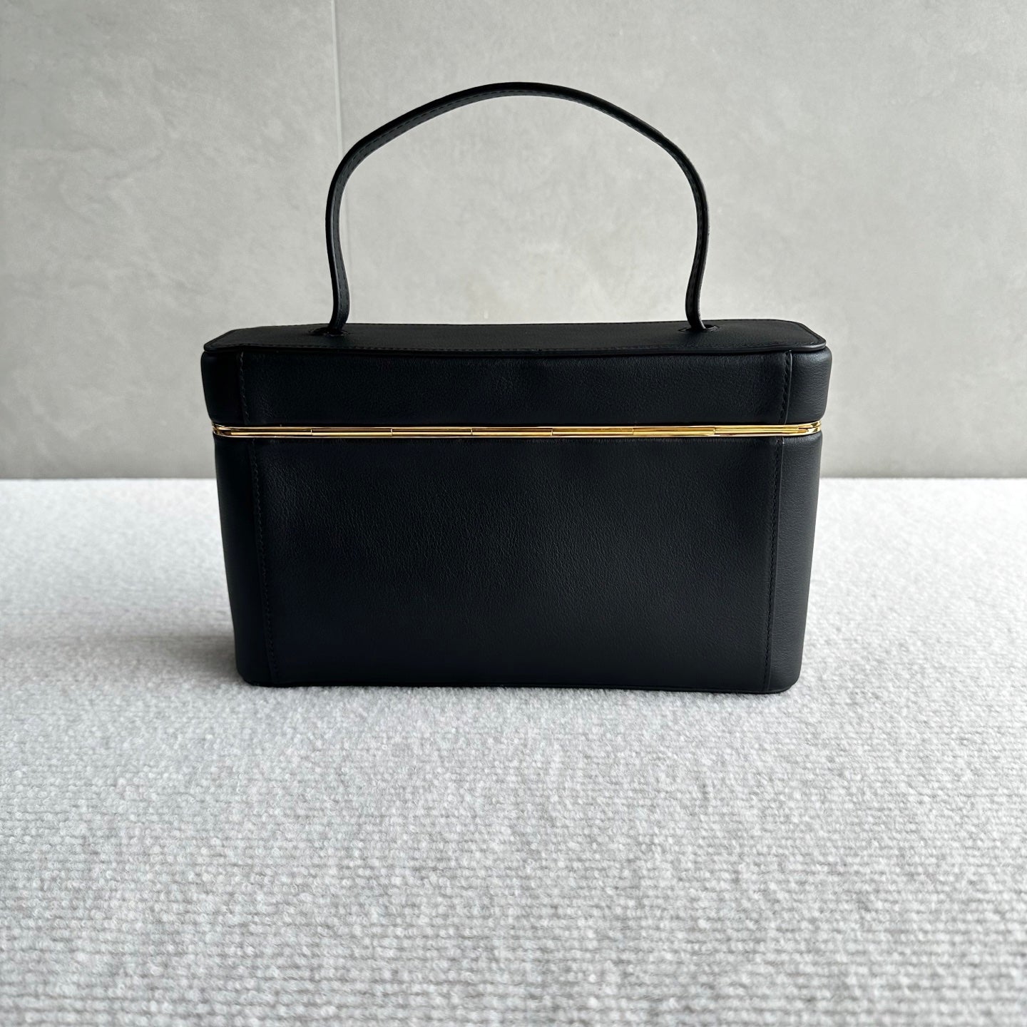 Celine 26s Rectangle Black Supple Calfskin