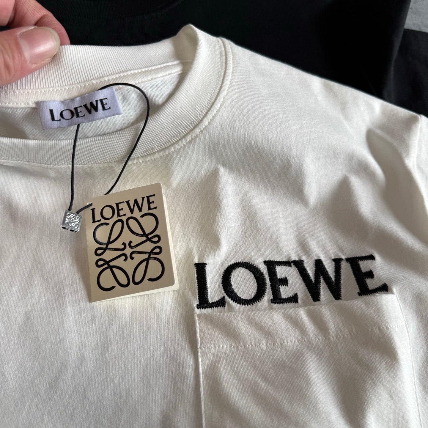 Loewe SS26 Chest-pocket Logo T-shirt Cotton 350465