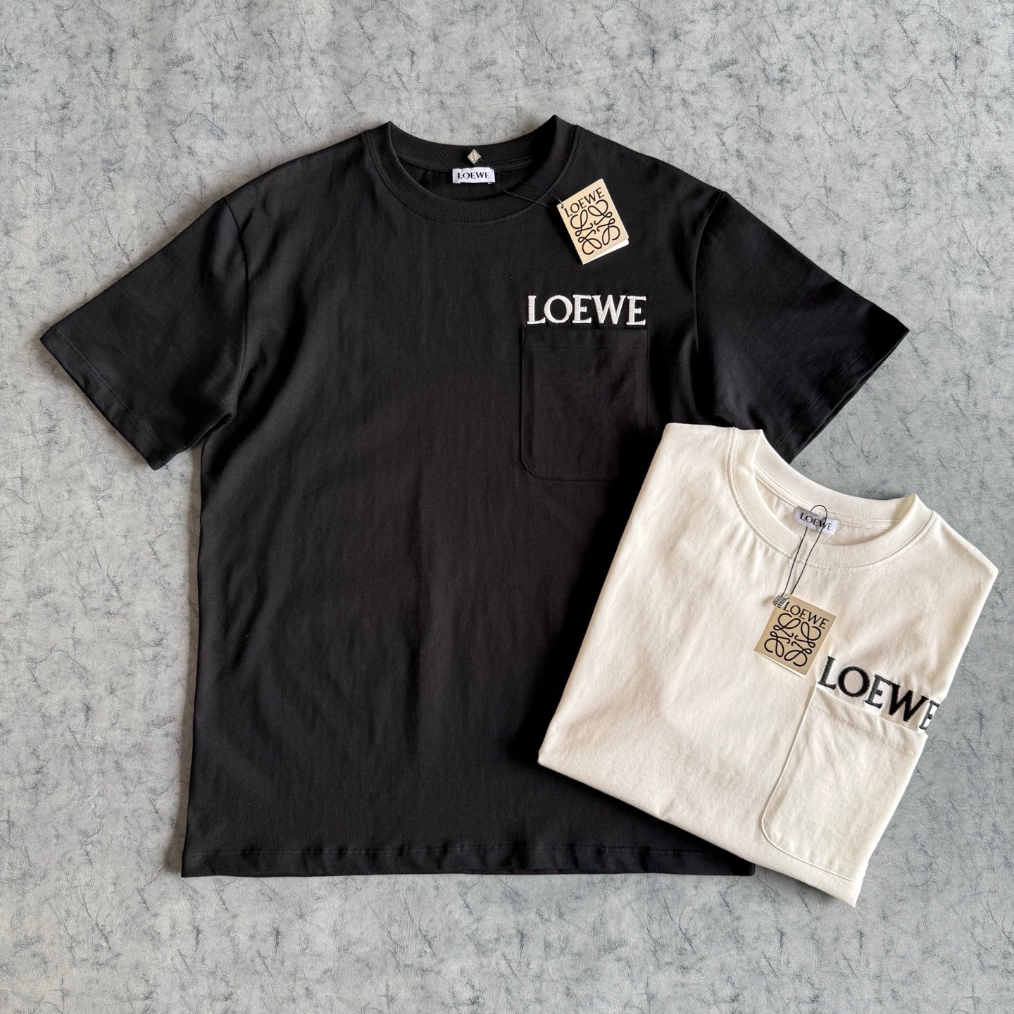 Loewe SS26 Chest-pocket Logo T-shirt Cotton 350465