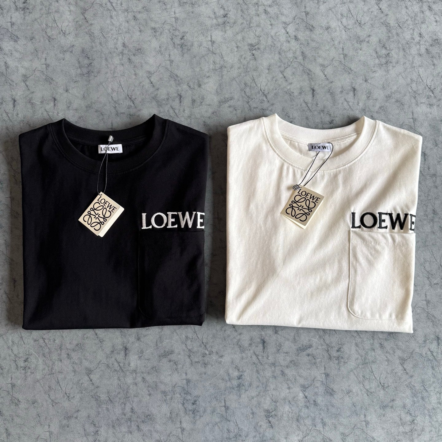 Loewe SS26 Chest-pocket Logo T-shirt Cotton 350465