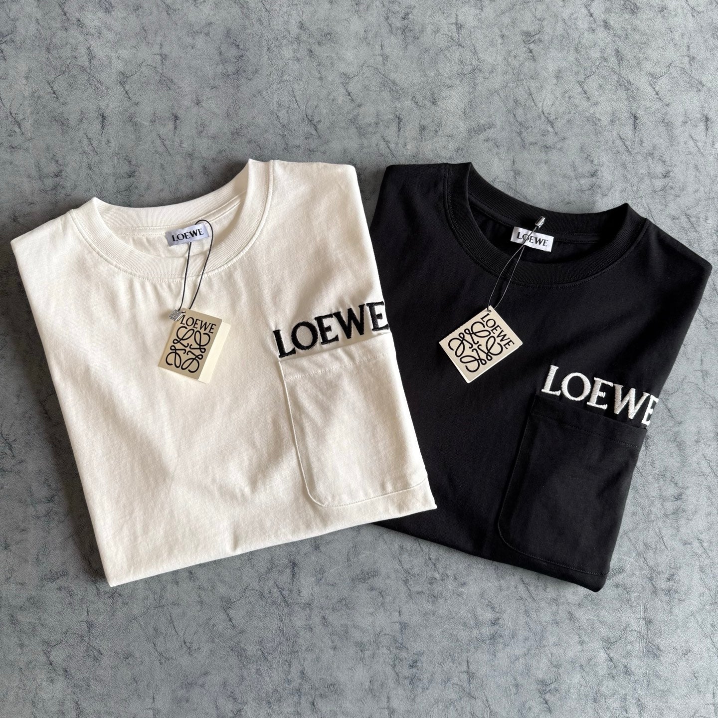 Loewe SS26 Chest-pocket Logo T-shirt Cotton 350465