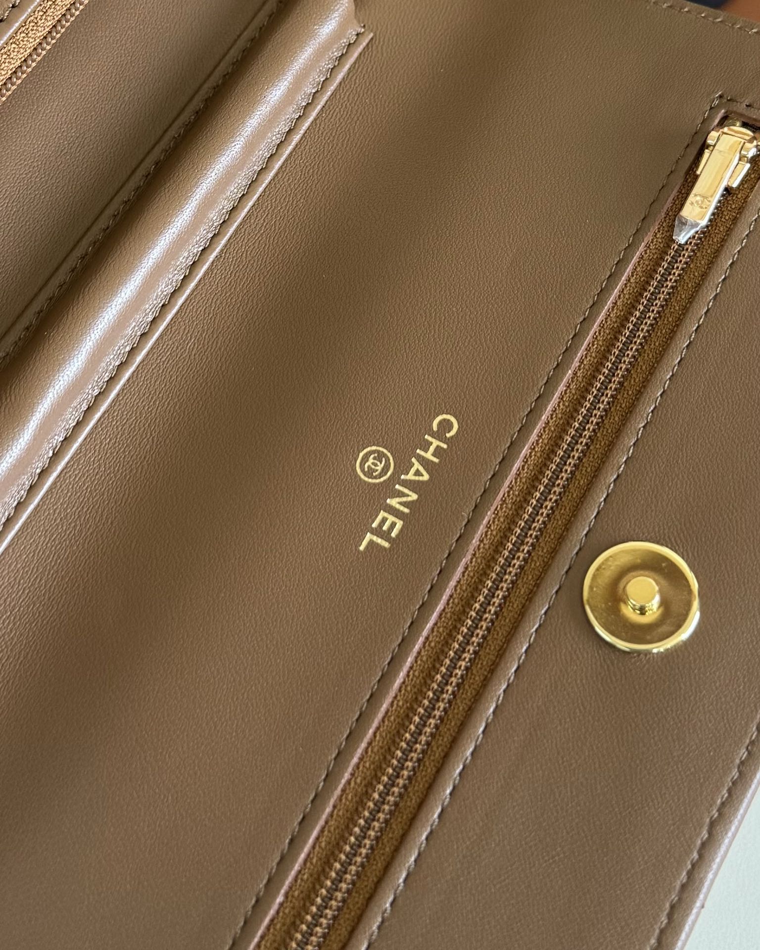 CC WOC 20cm Brown Lambskin GHW 223279