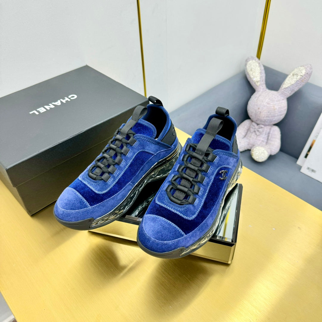 CC 26s Clear Sole Sneakers Blue Velvet 139962