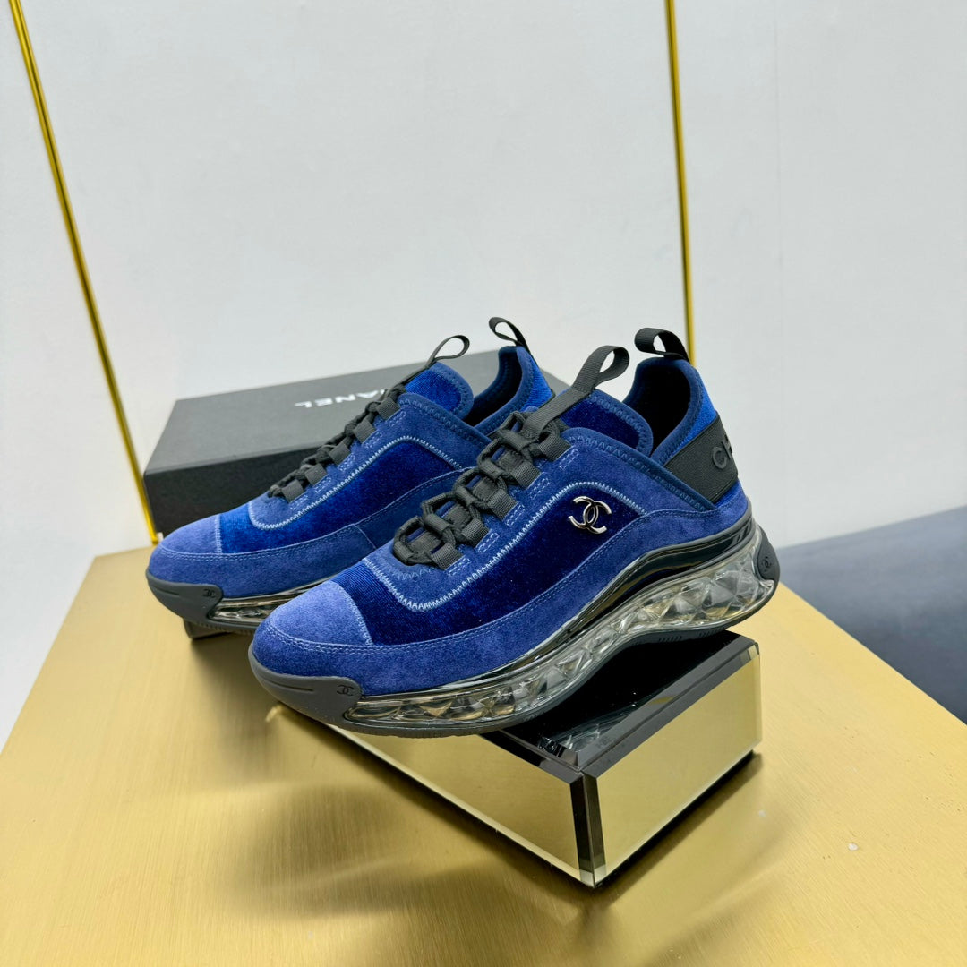 CC 26s Clear Sole Sneakers Blue Velvet 139962