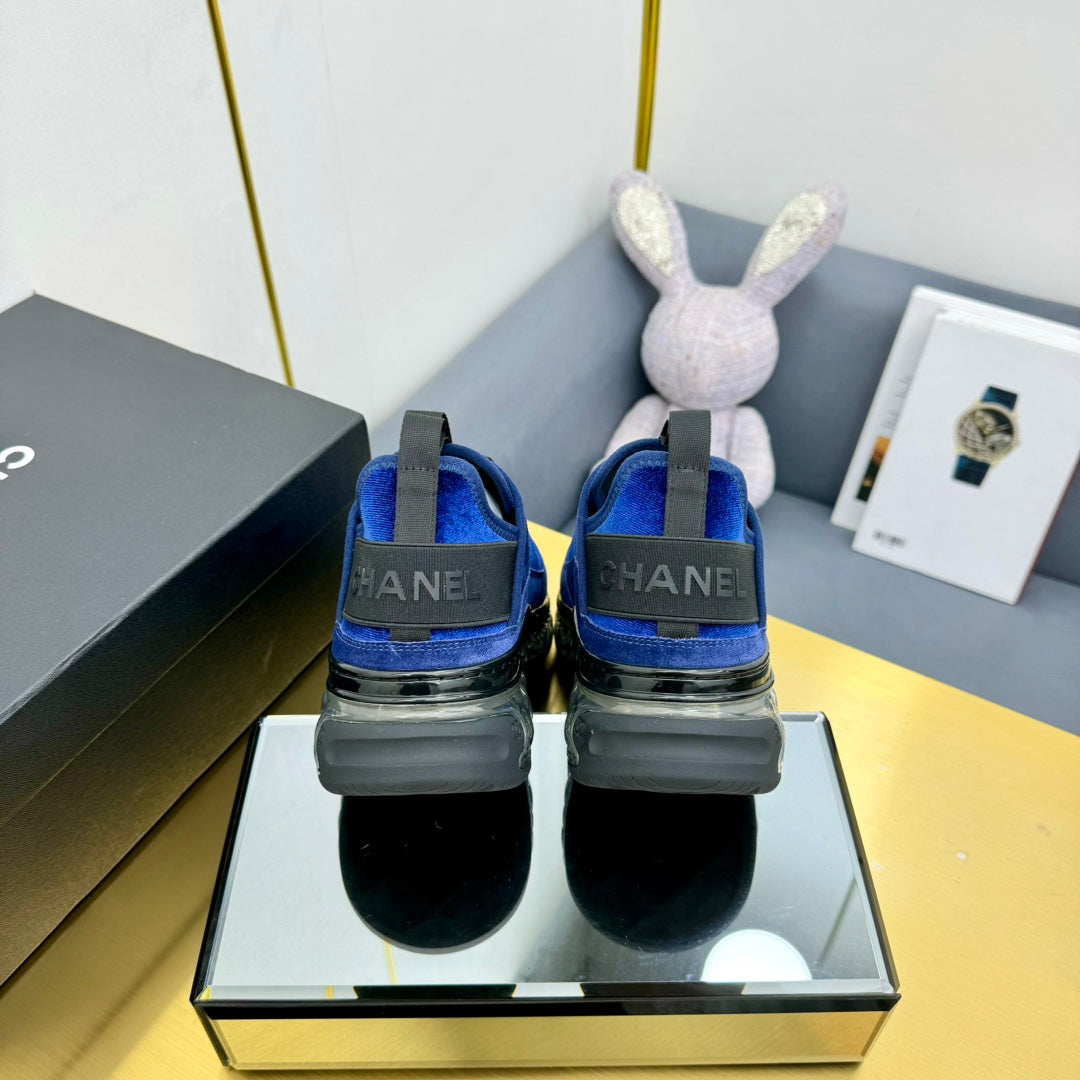 CC 26s Clear Sole Sneakers Blue Velvet 139962