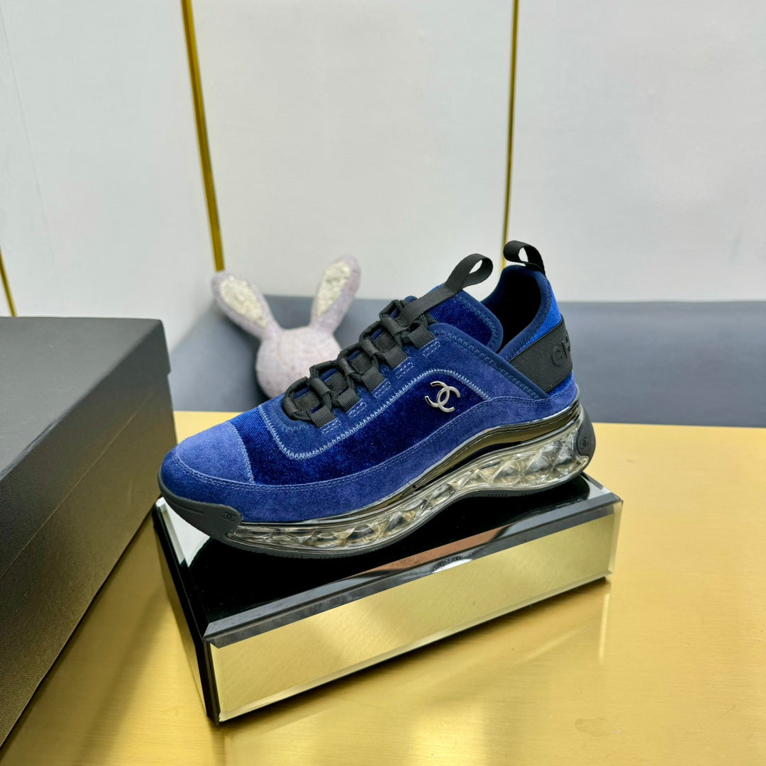 CC 26s Clear Sole Sneakers Blue Velvet 139962