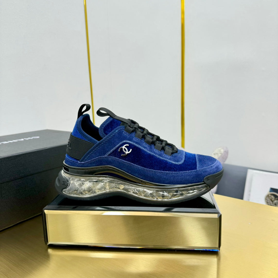 CC 26s Clear Sole Sneakers Blue Velvet 139962