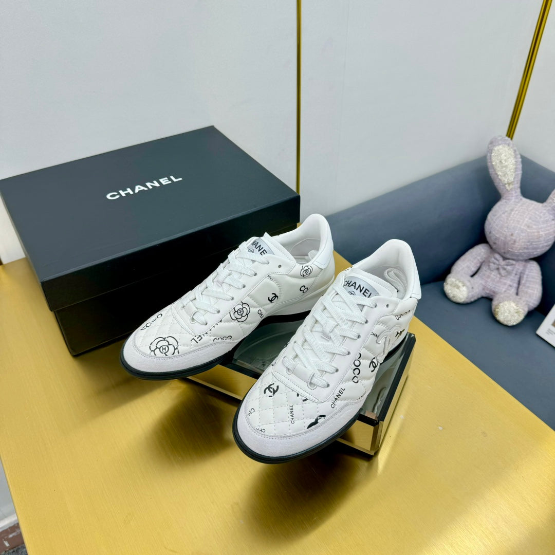 CC 25s Sneaker White Leather With Velvet 297809