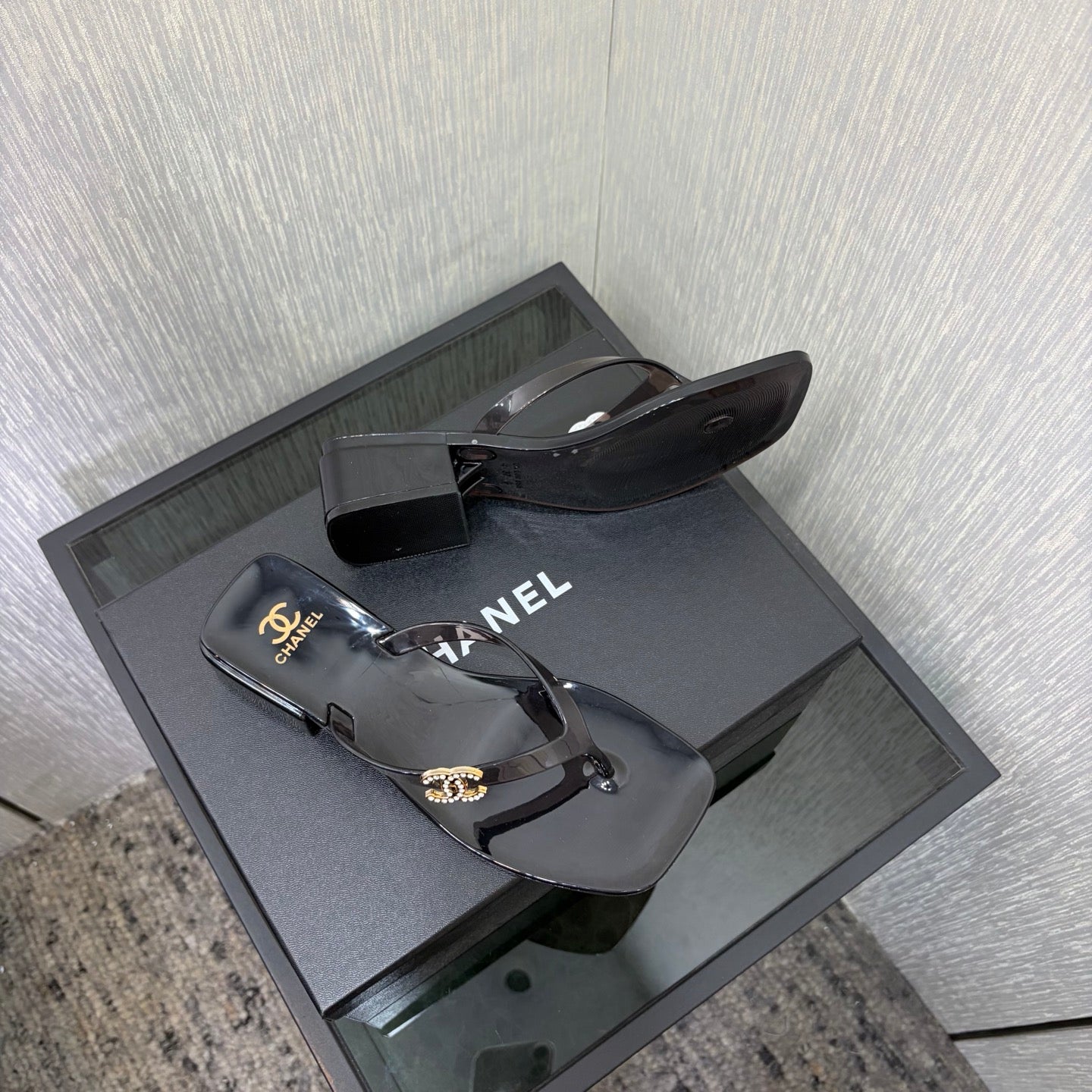 CC 2026 Thong Sandal Black TPU 826024