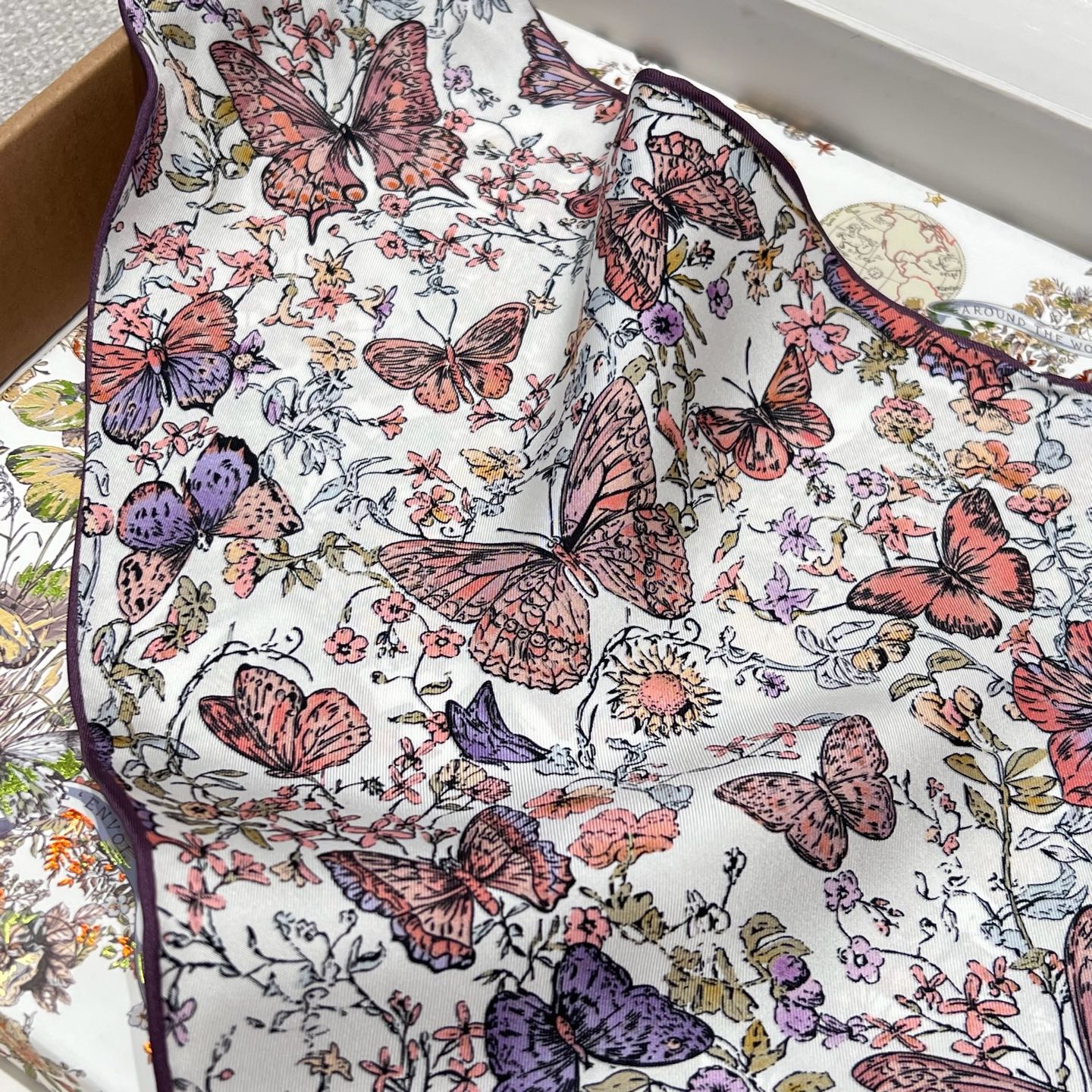 Dior 26s Scarf 110cm In Silk 262830