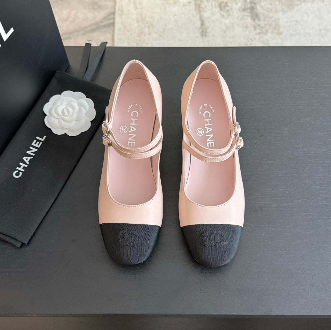 CC 25C Mary Jane Pink Sheepskin 212990