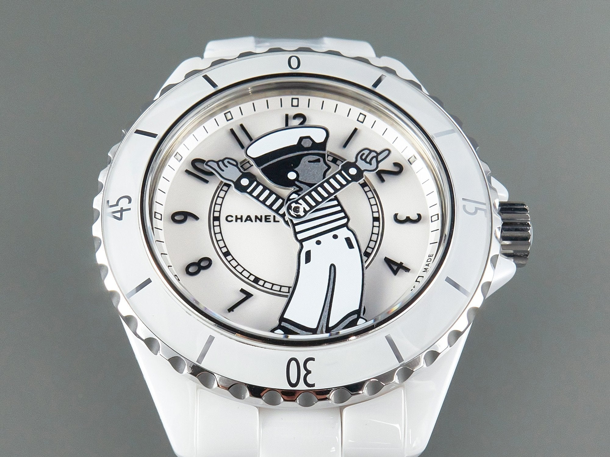 J12 38mm Mademoiselle Automatic White Ceramic