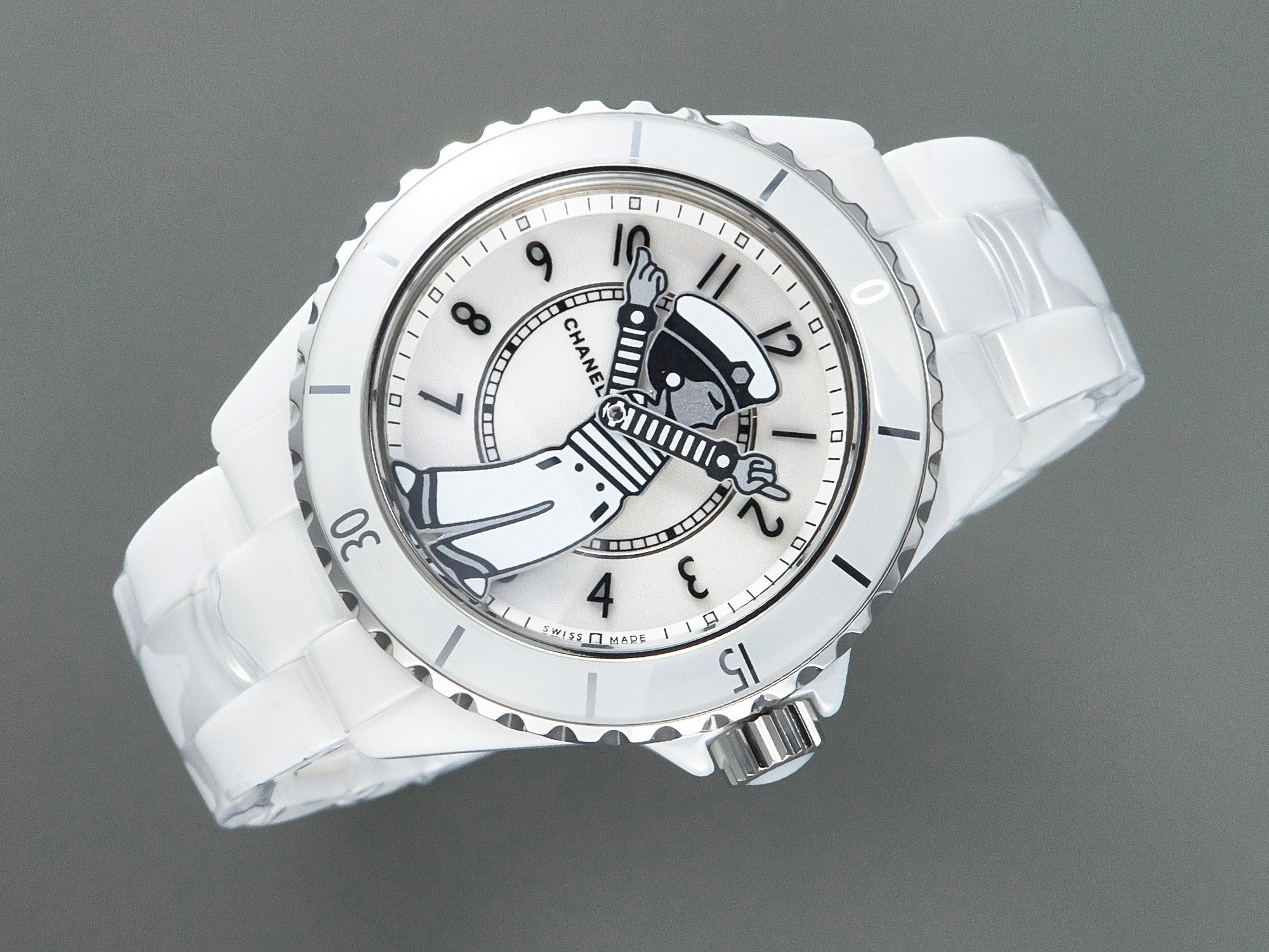 J12 38mm Mademoiselle Automatic White Ceramic