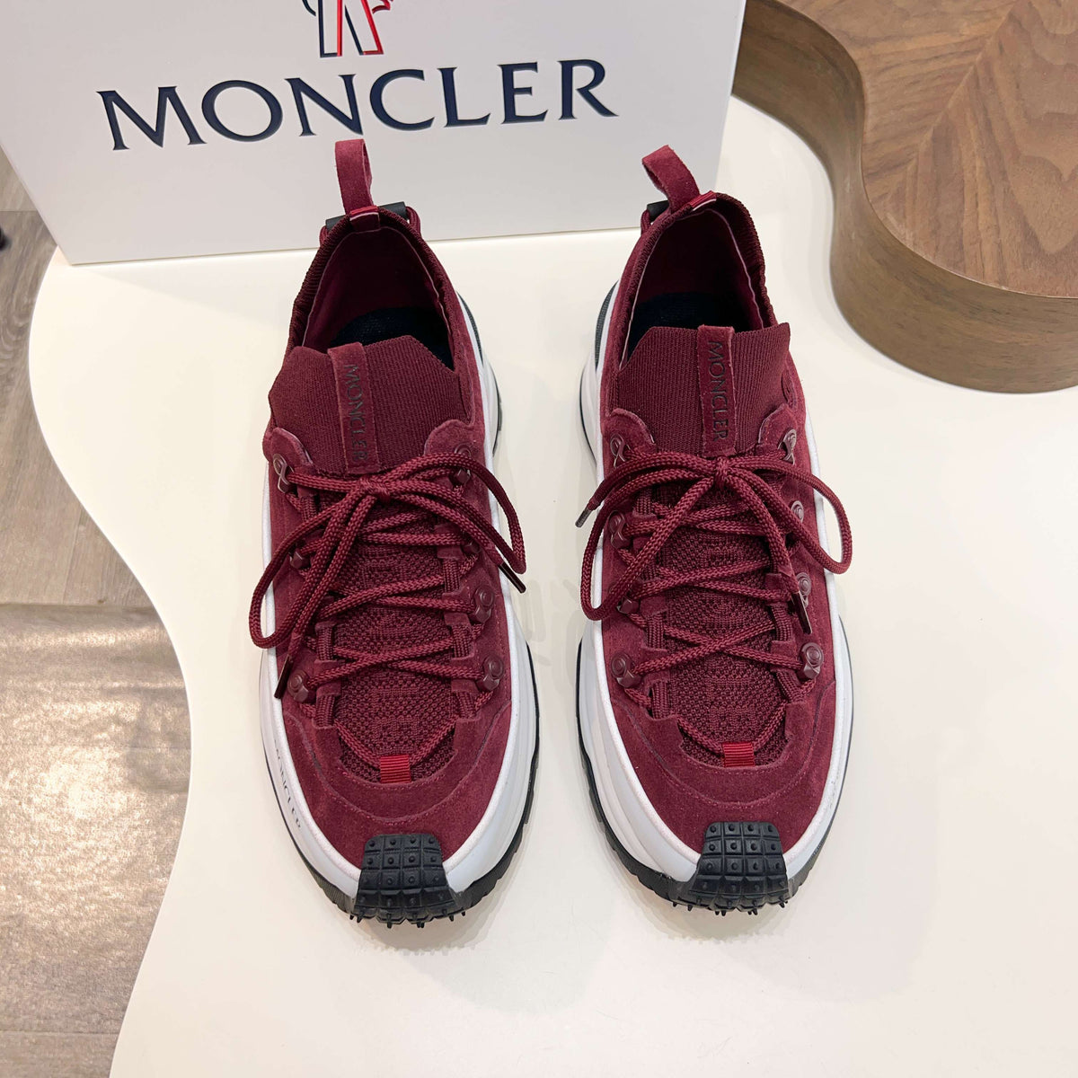 MC 26S Trailgrip Lite Men Sneakers 4cm Burgundy White Fabric 238810