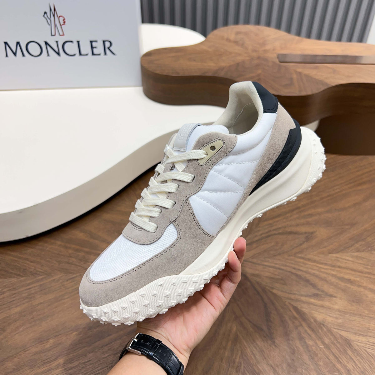 MC 26S CityTrek Men Sneakers 4cm Grey White Fabric Suede 238816