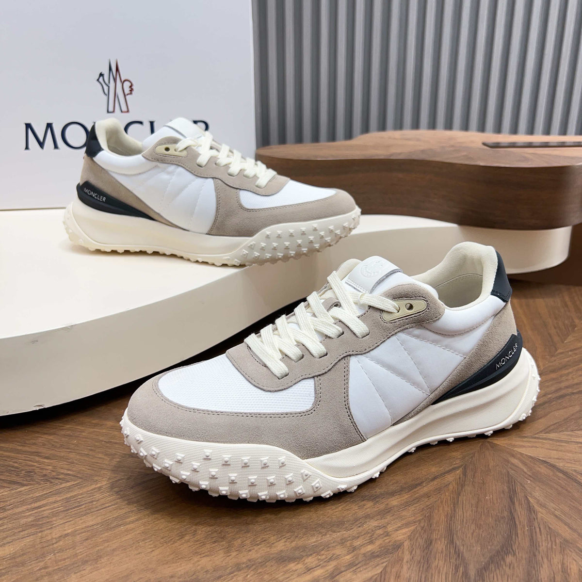 MC 26S CityTrek Men Sneakers 4cm Grey White Fabric Suede 238816