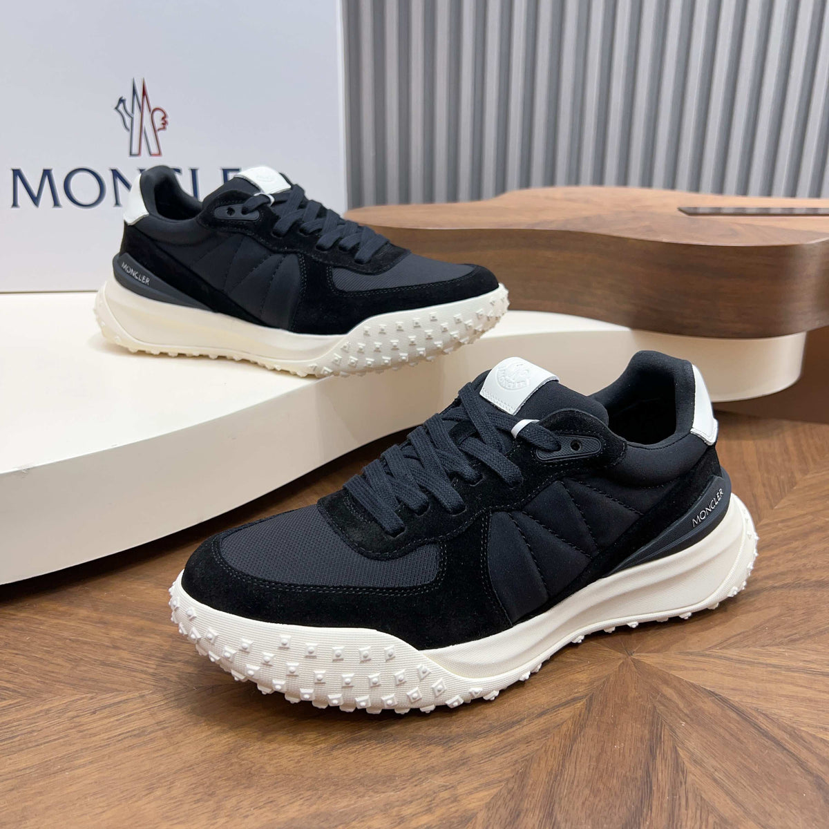 MC 26S CityTrek Men Sneakers 4cm Black Fabric Suede 239098
