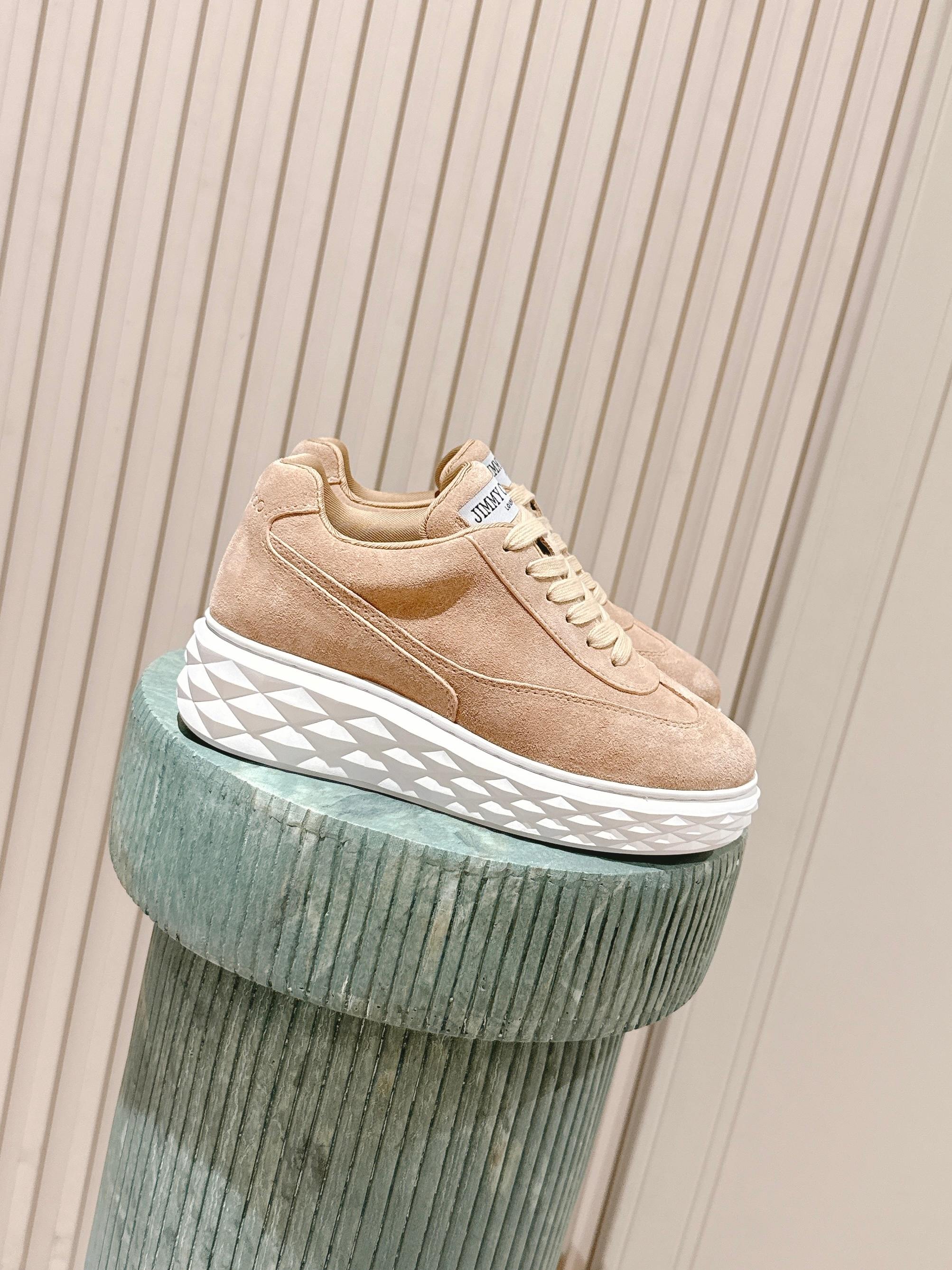 Jimmy JC x Malbon Diamond Maxi Sneaker Beige Suede Rubber 431883