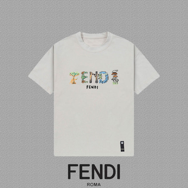 Fendi 2026 Men's Short-Sleeve T-Shirt Cotton 806108