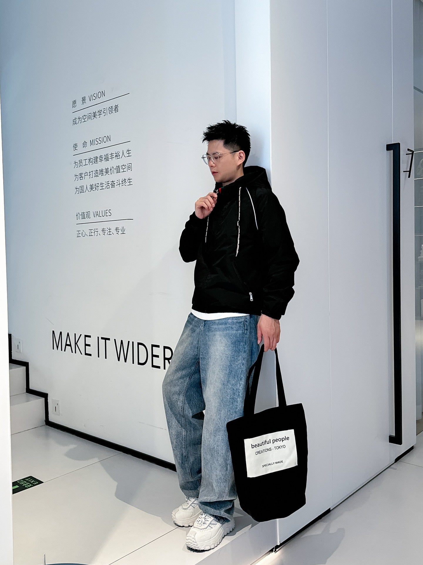 Gucci Men’s Jacket Black Nylon Satin